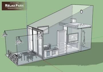 Фото номера Четырёхместный номер - Двухуровневый Отель Relax Park г. Швянтойи 7