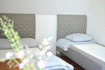 Фото номера Трехместный номер с душем Гостевой дом Topoliu 16 guesthouse г. Швянтойи 3