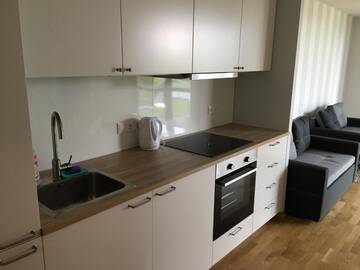 Фото номера Апартаменты с видом на озеро Апартаменты Didieji irklo apartamentai Elija г. Швянтойи 73